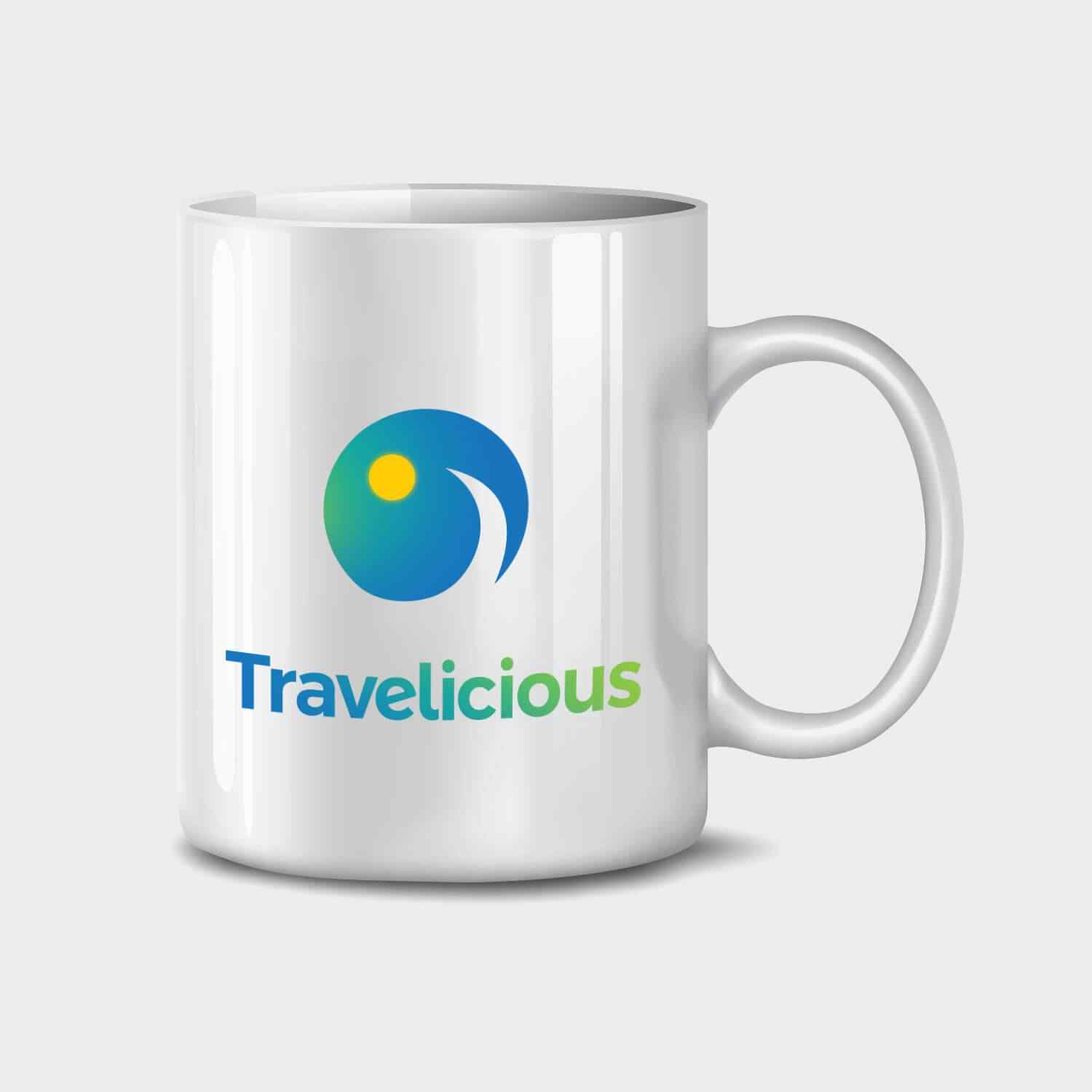 Travelicious mug - big logo - Image 2