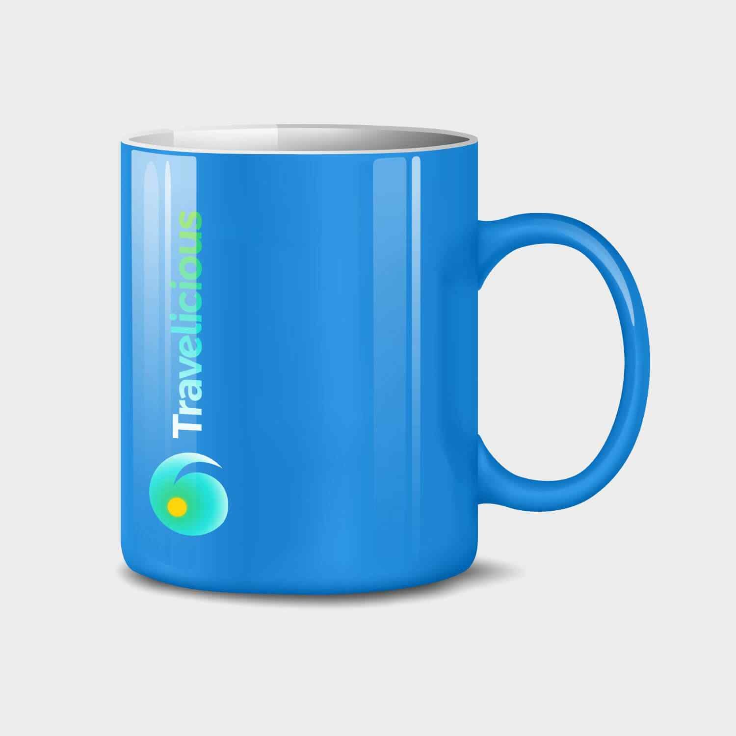 Travelicious mug - standard logo - Image 2