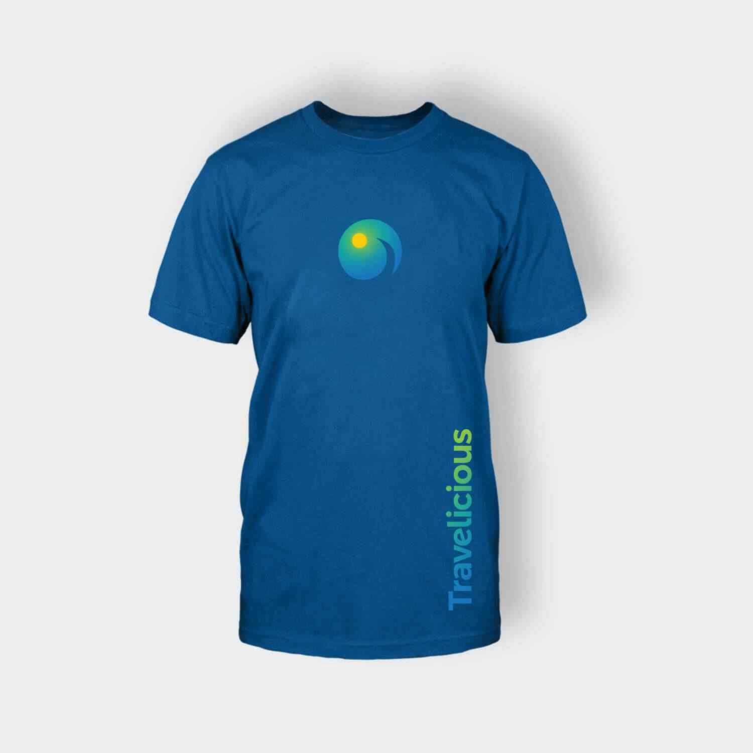 Dark Blue Travelicious shirt