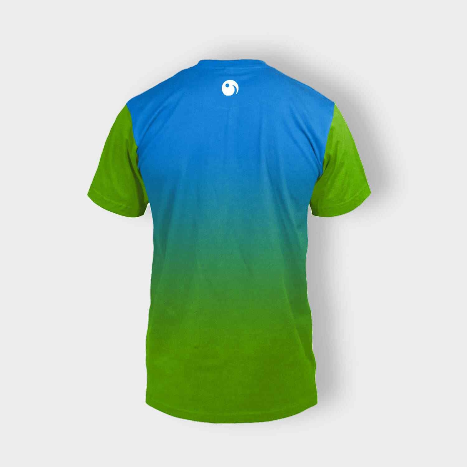 Gradient Travelicious shirt - green sleeves - Image 2